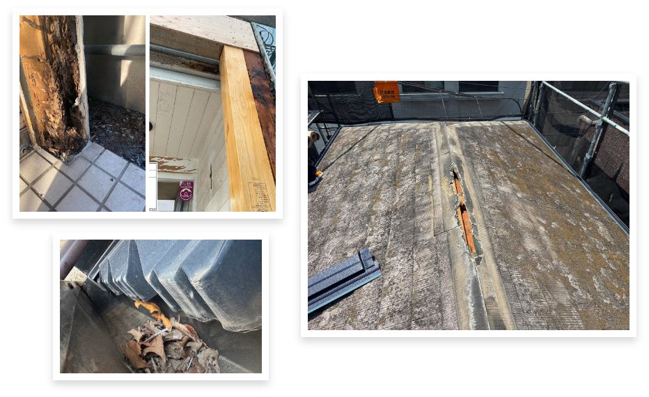 その他の雨漏りに付随する工事全般に対応可能です