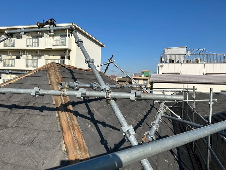 屋根カバー工法 対応前