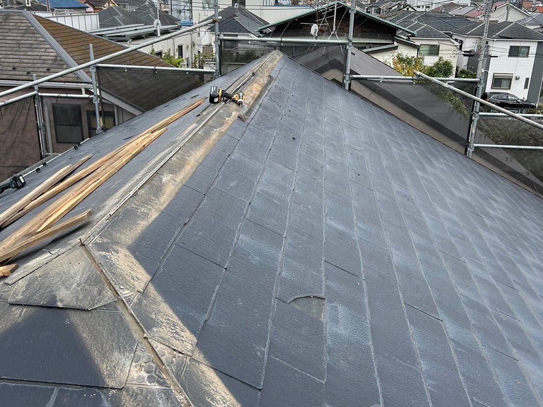 屋根修理前