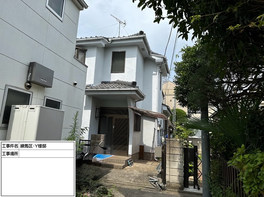練馬区 Y様邸　塗装工事・ポリカーボネート板交換