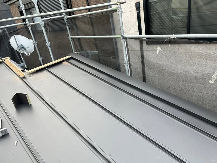 屋根カバー工法 施工後