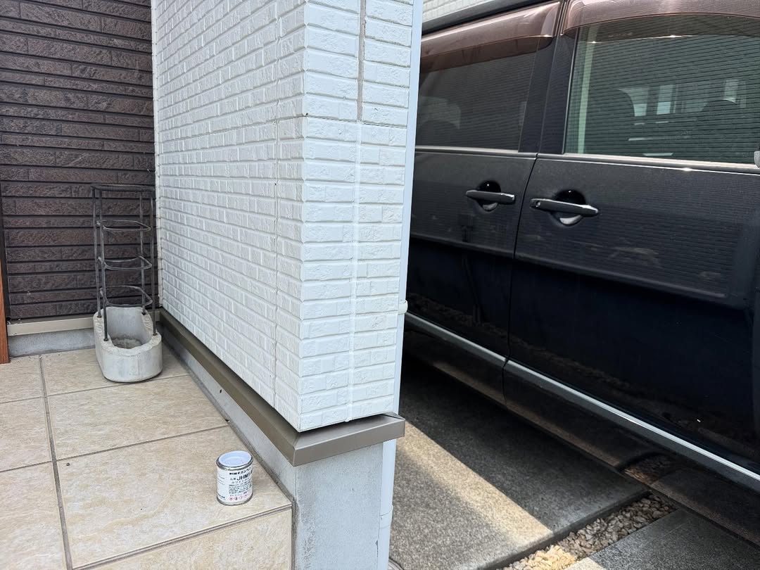 外壁材と水切り板金修理