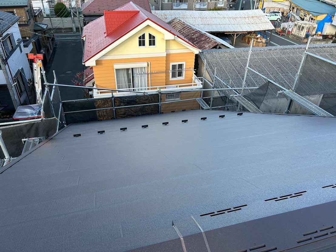 屋根カバー工法 対応完了